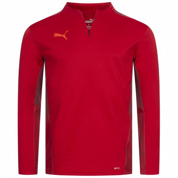 PUMA teamCUP Training Heren 1/4 ritssluiting Sweatshirt 656728-01