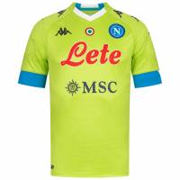 SSC Napoli Kappa Kombat Pro Hombre Camiseta 31123BW-VERDE LIMA-AZZURRA