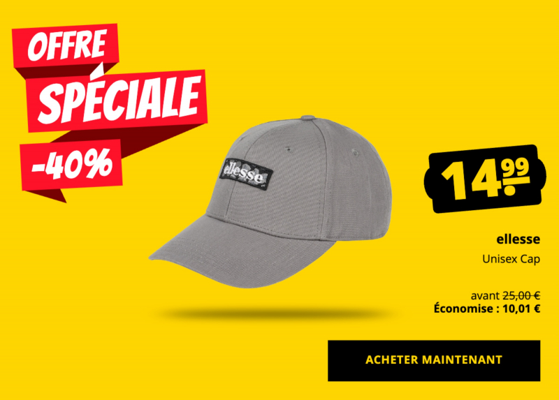 ellesse Unisex Cap seulement 14,99 €!