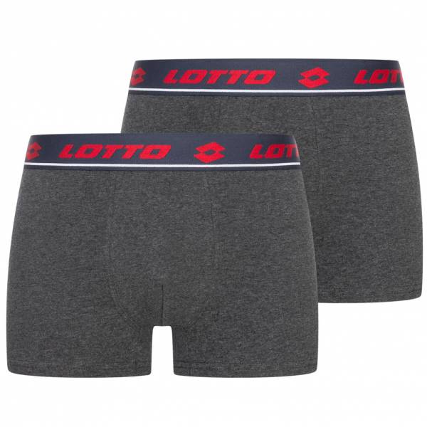 Image of Lotto Uomo Boxer Set da 2 rosso/antracite 397994064