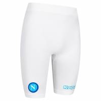 SSC Neapel Kappa Kombat Nusas Herren Kompressions Shorts 31125IW-BIANCO