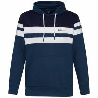 BEN SHERMAN Cut & Sew Panel Hombre Sudadera con capucha 0072229-GASOLINA