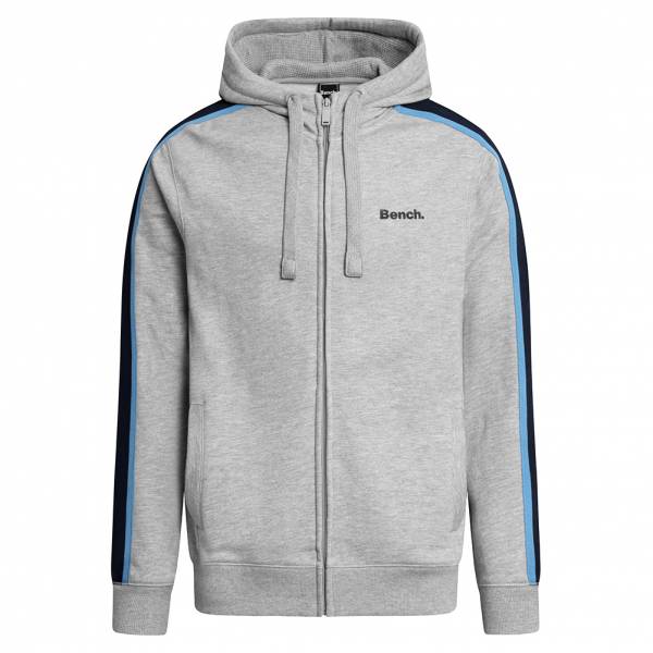 Bench Varni Men Hooded Sweat Jacket 126697-013-GREY-MARL