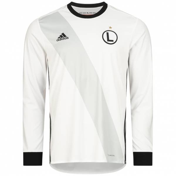 Legia Warschau Adidas Herren Heim Langarm Trikot Bp5243 Sportspar