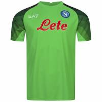 SSC Neapel EA7 Emporio Armani Hombre UEFA Camiseta verde EASSCN23TU02-VERDE