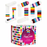 Happy Socks Pride Rainbow Cadeauset Sokken 3 paar XPRD08-1300