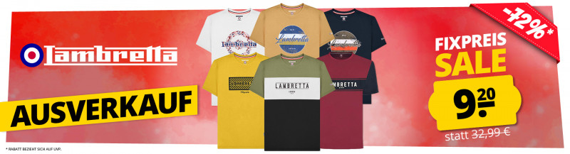 Lambretta   nur 9,2 €	https://www.sportspar.de/lambretta-vintage-print-herren-t-shirt-ss1010-navy