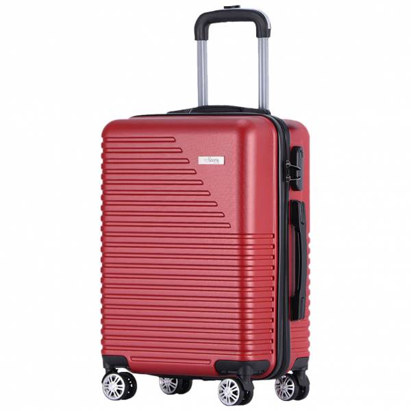 Image of Banaru Design 20" Trolley bagaglio a mano rosso vino064