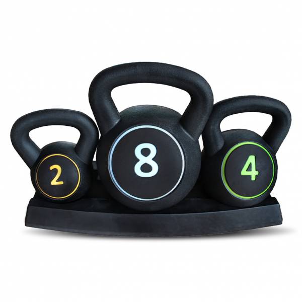 Image of SPORTINATOR "Power" Kettlebell da 2 kg 4 kg 8 kg Set da 3064