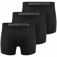 Lambretta Retro Hombre Calzoncillos bóxer Pack de 3 SS0706-NEGRO