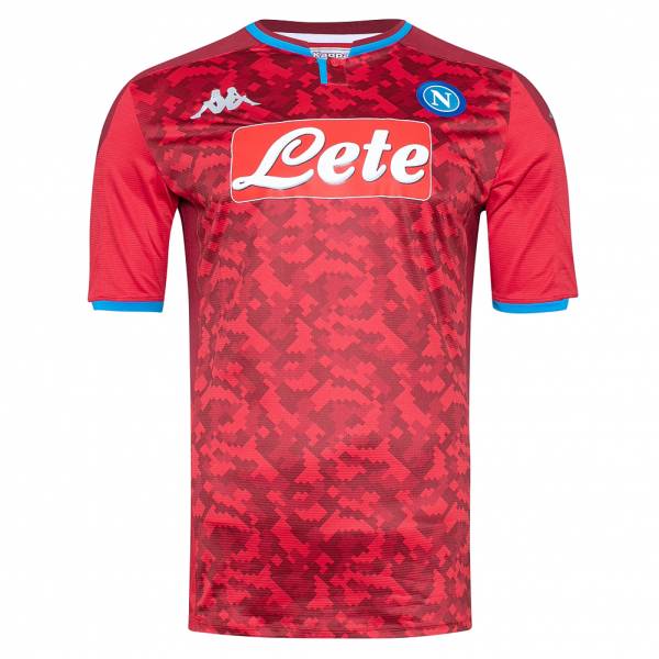 SSC Napoli Kappa UEFA Pro Hommes Maillot 304NXL0-RED FANTASY-RED NSP