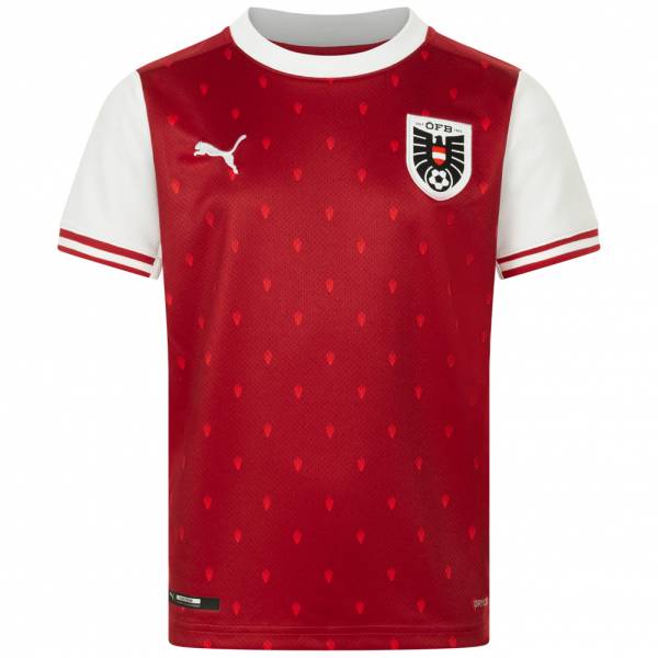 Austria PUMA Kids Home Jersey 756557-01