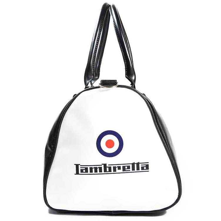 Lambretta Retro Sports Bag Bag 23x40x25 T20064S BLK WHT SportSpar