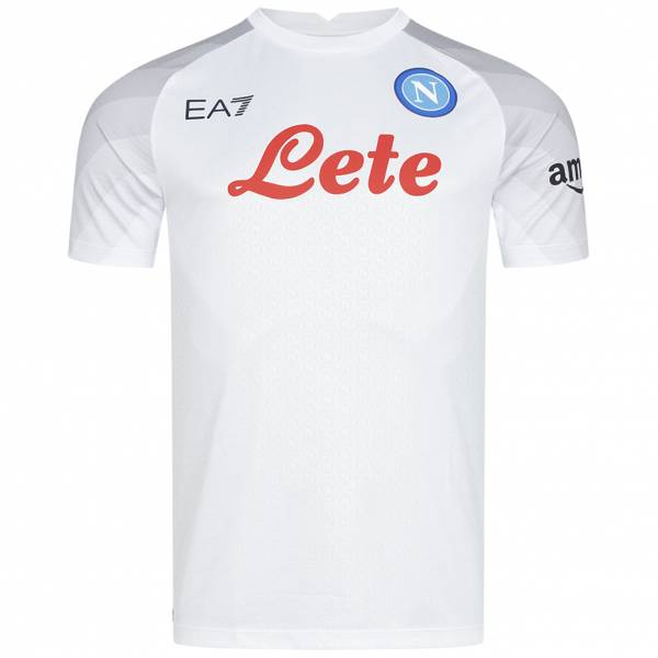 SSC Neapel EA7 Emporio Armani Men UEFA Away Jersey EASSCN23GU03-WHITE