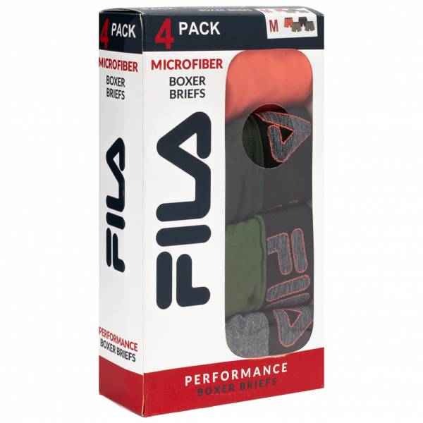 FILA Men Boxer Shorts Pack Of 4 FM412BXPB7-021 | SportSpar.com