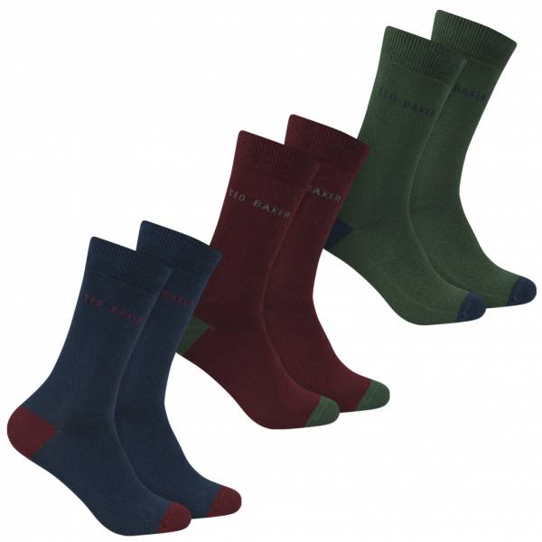 TED BAKER Greeno Herren Socken 3 Paar 273708-ASSORTED