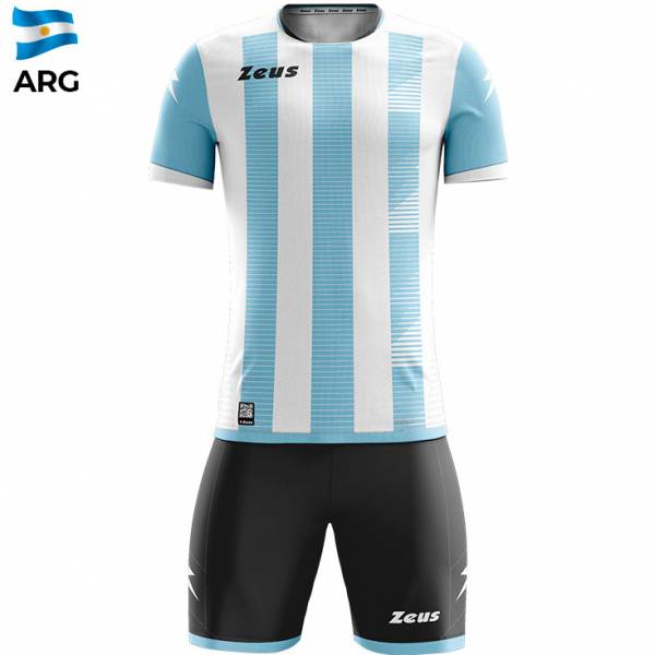 Zeus Mundial Teamwear Set Shirt met short witte lucht