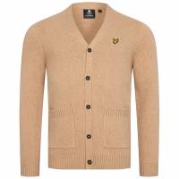 Lyle & Scott Blend Cardigan Mężczyźni Rozpinany sweter z dzianiny od wełna KN1458V-W156