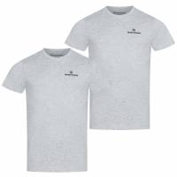 Sergio Tacchini Hombre Camisetas interiores cuello redondo Pack de 2 gris 39493436