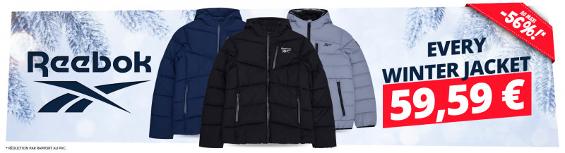 Reebok winter jackets seulement 59,59 €