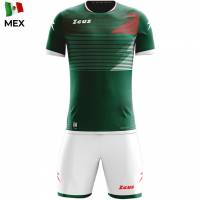 Zeus Mundial Teamwear Set Shirt met short groen wit