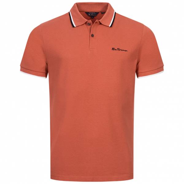 BEN SHERMAN Twin Tipped Mężczyźni Koszulka polo 0076270-MALINOWA