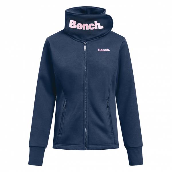 Bench Haylo Women Sweat Jacket with stand-up collar 117439-039-NAVY