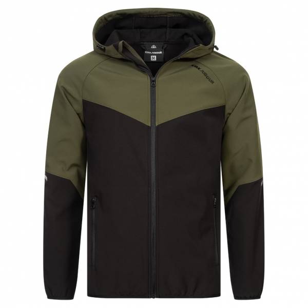 KIRKJUBØUR® &quot;Njordr&quot; Men SOFTSHELL jacket 10,000 mm water column green/black