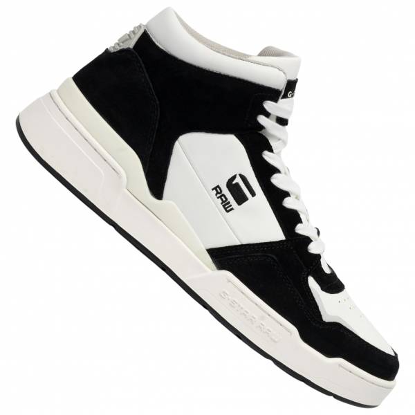 Image of G-STAR RAW ATTACC Mid Basic Uomo Sneakers in pelle 2212 040711 BIANCO-NERO
