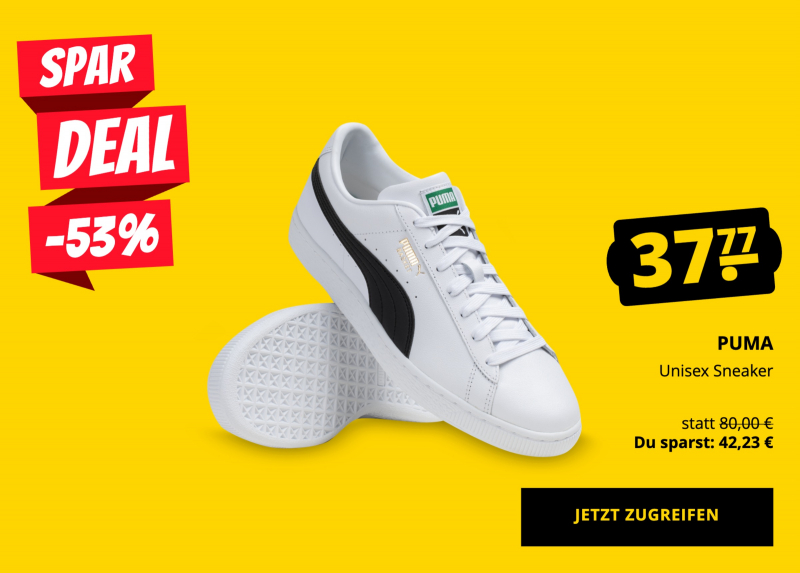 PUMA Unisex Sneaker nur 37,77 €!