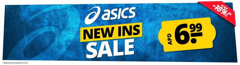 ASICS  à partir de 6,99 €