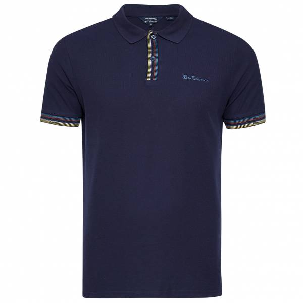 BEN SHERMAN Twin Tipped Mężczyźni Koszulka polo 0074693-MORSKI