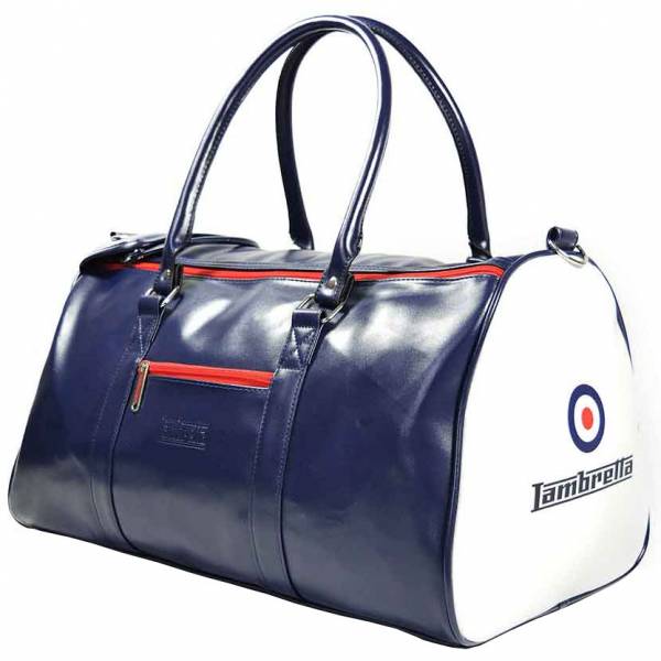 Lambretta Retro Sports Large Bag Tas 28x49x25 T20064L-NVY/WHT