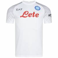 SSC Neapel EA7 Emporio Armani Men UEFA Away Jersey EASSCN23GU03-WHITE