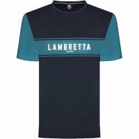 Lambretta Coral Heren T-shirt SS9819-NVY/BLUCRL