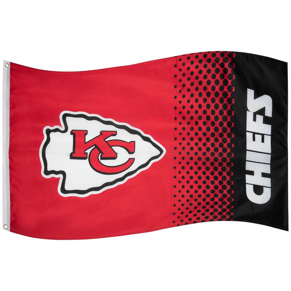 Kansas City Chiefs NFL Fahne Fade Flag FLG53NFLFADEKC SportSpar