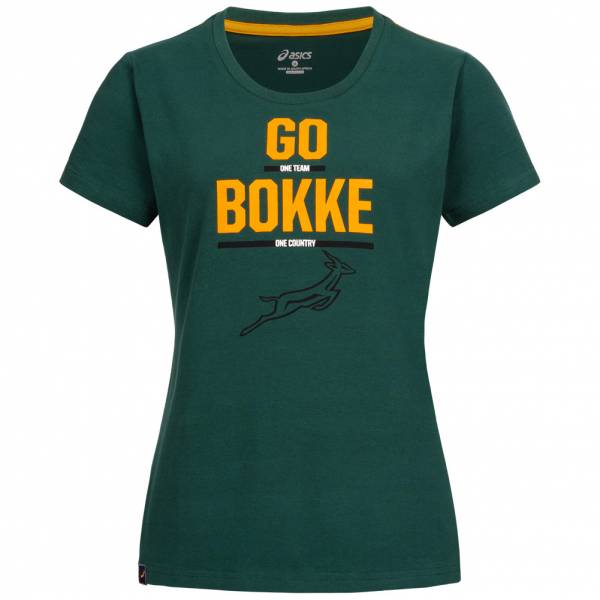 Sudáfrica Springboks ASICS Go Bokke Mujer Camiseta de rugby | deporte-outlet.es