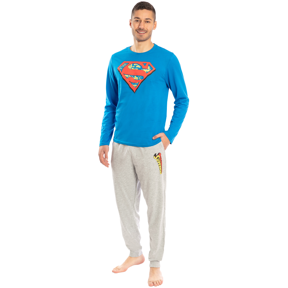 Sneeuwwitje Mok Verduisteren Superman Men Pyjamas Set 2-piece | SportSpar.com