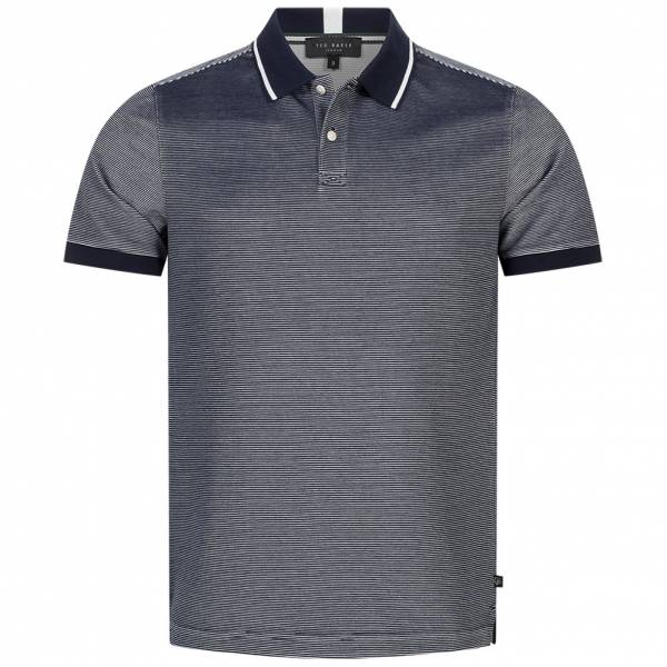 TED BAKER Ellerby Stripe Mężczyźni Koszulka polo 259373-MARYNARKA WOJENNA