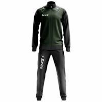 Zeus Tuta Easy Tracksuit Black Military Green