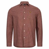 Lyle y Scott Brushed Cotton Hombre Camisa de manga larga LW1403V-W280