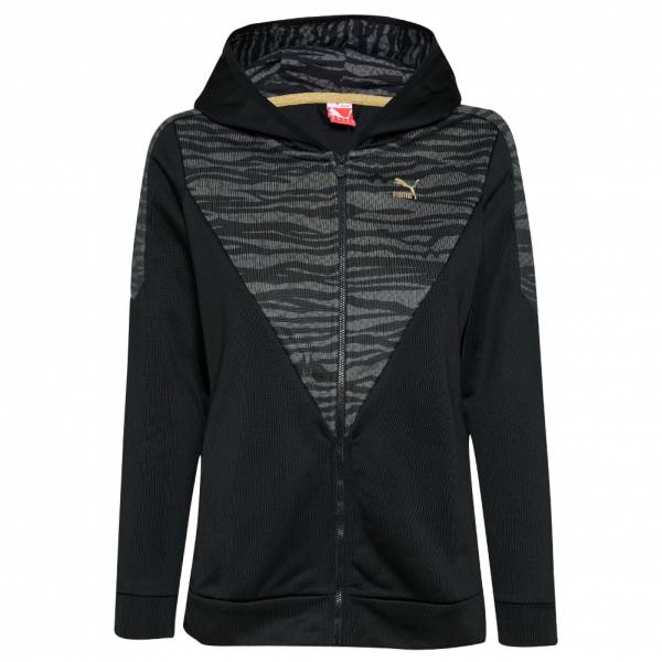 PUMA Printed Zip Women Hooded Sweat Jacket 566830-01