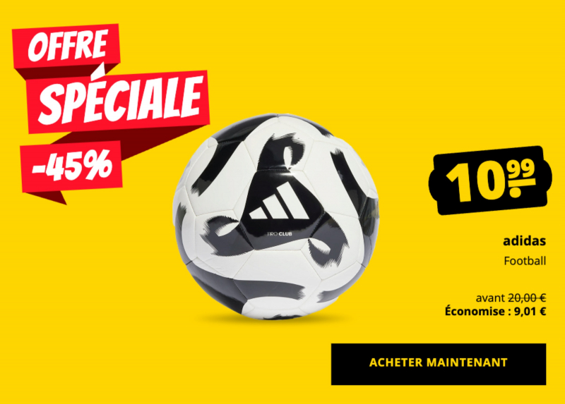 adidas Football seulement 10,99 €!