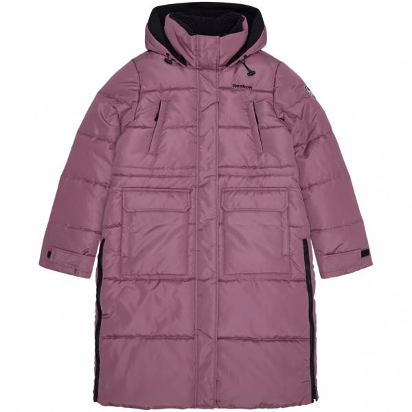 Image of Reebok Long Puffer Donna Giacca invernale rosa RBO99500-740064