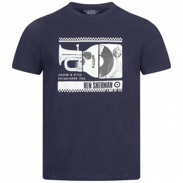 BEN SHERMAN Spliced Music Men T-shirt 0073340MARINE