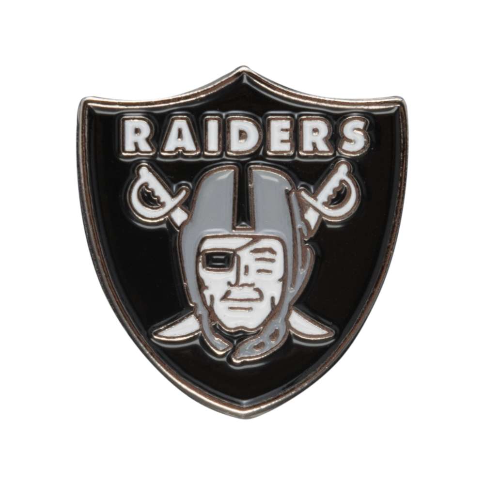 Oakland Raiders NFL Metal Pin Logo Badge BDNFLCRSOR | SportSpar.com