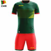 Zeus Mundial Teamwear Set Shirt met short groen rood