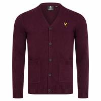 Lyle & Scott Blend Cardigan Mężczyźni Rozpinany sweter z dzianiny od wełna KN1458V-Z562