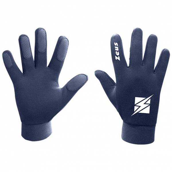 Zeus Stadium Guantes de jugador de campo azul