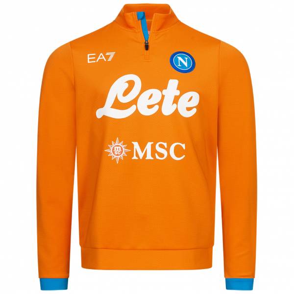 SSC Napoli EA7 Emporio Armani Men Training Sweatshirt orange